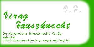 virag hauszknecht business card